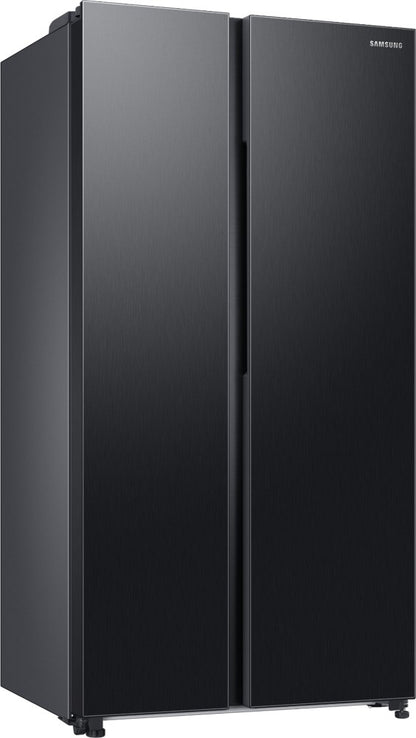 SAMSUNG 644 L Frost Free Side by Side 3 Star Refrigerator - Black DOI, RS76CG8133B1HL