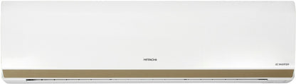 Hitachi 1.5 Ton 5 Star Split Inverter AC  - White, Gold - RSOG518HCEA, Copper Condenser