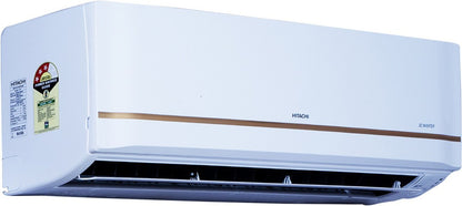 Hitachi 1.5 Ton 3 Star Split Inverter AC  - White - RSQG318HEEA, Copper Condenser