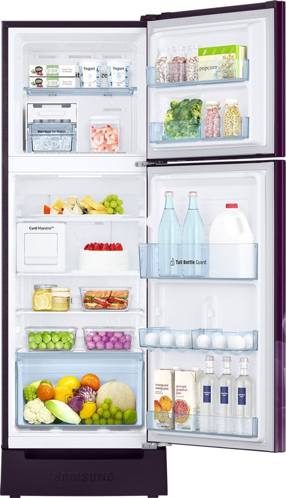 SAMSUNG 244 L Frost Free Double Door 2 Star Refrigerator - Camellia Purple, RT28A3C22CR/HL