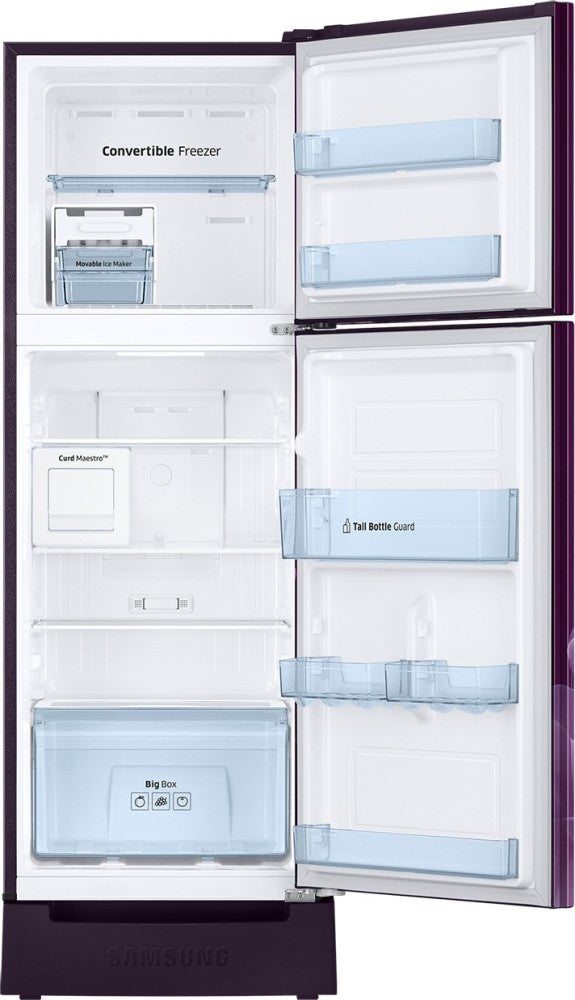 SAMSUNG 244 L Frost Free Double Door 2 Star Refrigerator - Camellia Purple, RT28A3C22CR/HL