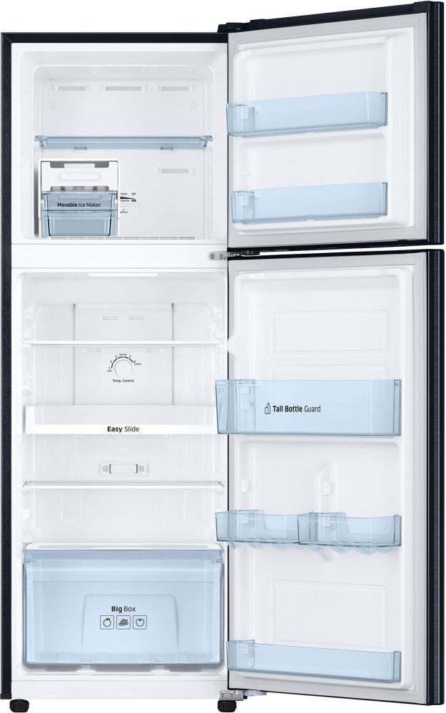 SAMSUNG 236 L Frost Free Double Door 2 Star Refrigerator - Camellia Blue, RT28C3022CU/NL