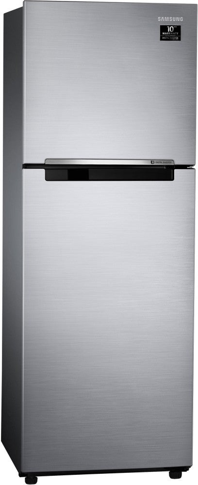 SAMSUNG 253 L Frost Free Double Door 2 Star Refrigerator - Elegant Inox, RT28T3042S8/HL