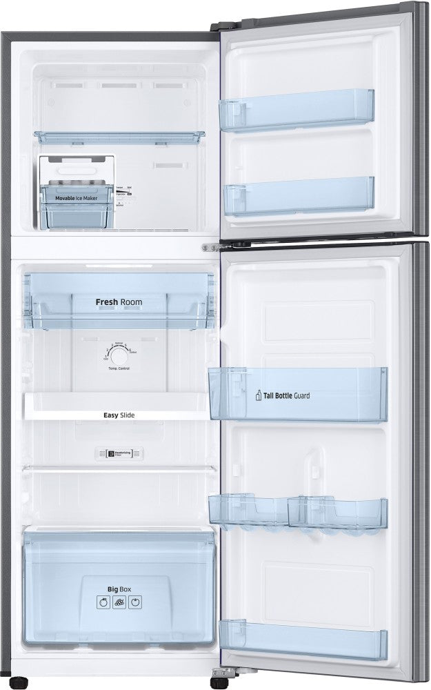 SAMSUNG 253 L Frost Free Double Door 2 Star Refrigerator - Elegant Inox, RT28T3042S8/HL