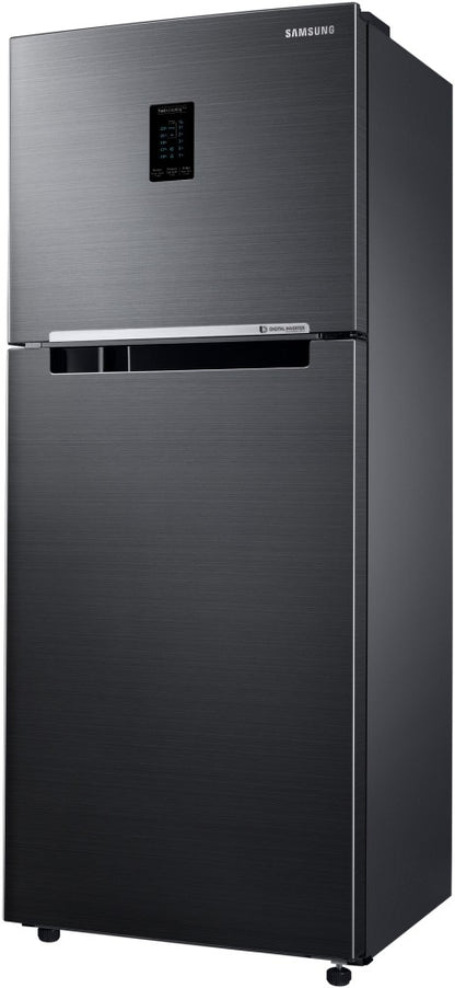 SAMSUNG 301 L Frost Free Double Door 2 Star Convertible Refrigerator - Luxe Black, RT34C4522BX/HL