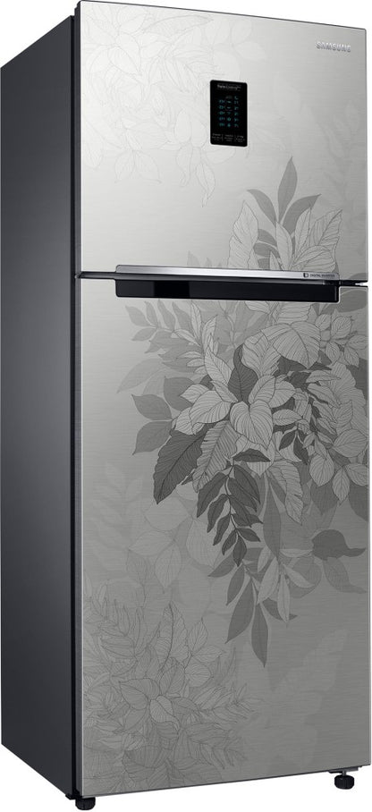 SAMSUNG 301 L Frost Free Double Door 2 Star Refrigerator - Bouquet Silver, RT34C4522QB/HL