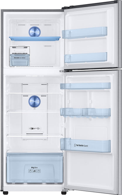 SAMSUNG 301 L Frost Free Double Door 2 Star Refrigerator - Bouquet Silver, RT34C4522QB/HL