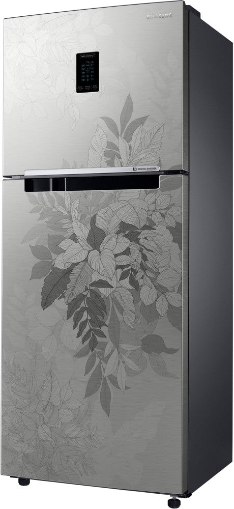 SAMSUNG 301 L Frost Free Double Door 2 Star Refrigerator - Bouquet Silver, RT34C4522QB/HL