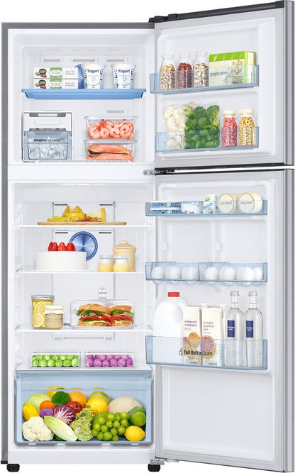 SAMSUNG 301 L Frost Free Double Door 2 Star Refrigerator - Bouquet Silver, RT34C4522QB/HL