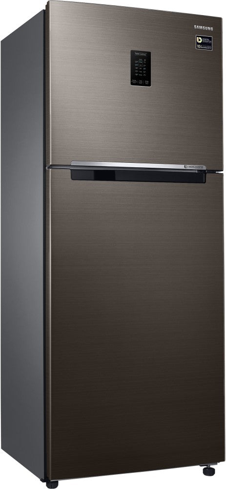 SAMSUNG 355 L Frost Free Double Door 2 Star Convertible Refrigerator - Luxe Brown, RT39C5C32DX/HL