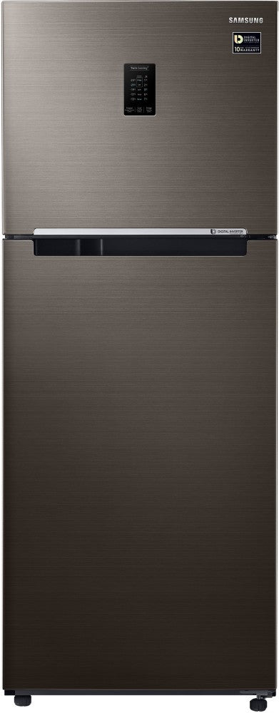 SAMSUNG 355 L Frost Free Double Door 2 Star Convertible Refrigerator - Luxe Brown, RT39C5C32DX/HL