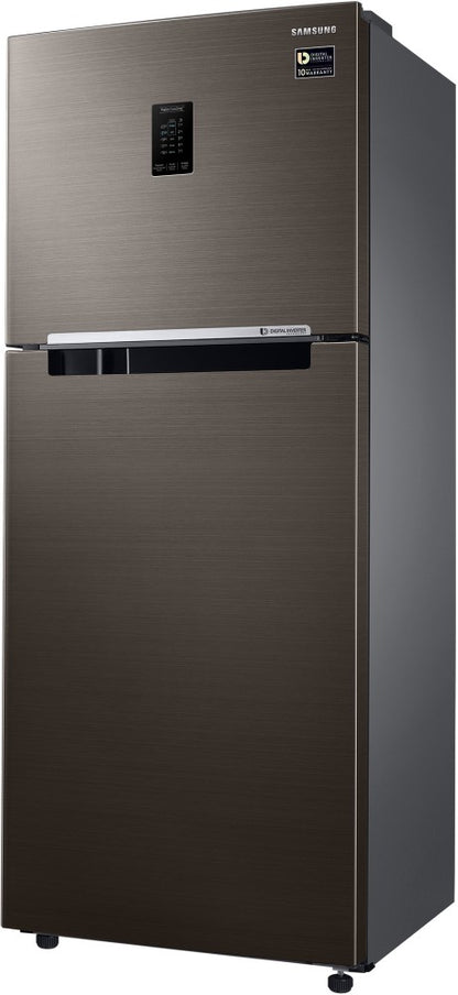 SAMSUNG 355 L Frost Free Double Door 2 Star Convertible Refrigerator - Luxe Brown, RT39C5C32DX/HL