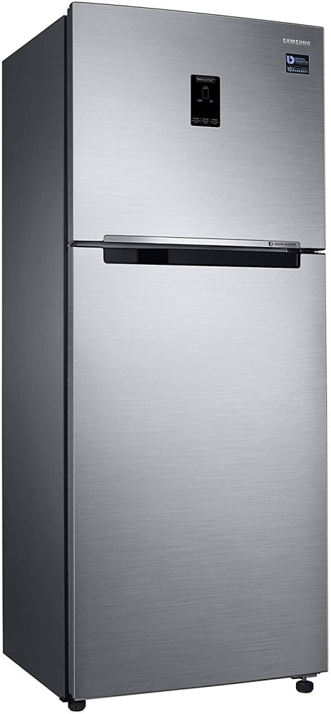 SAMSUNG 390 L Frost Free Double Door 3 Star Convertible Refrigerator - Silver, RT39T551ES8/TL