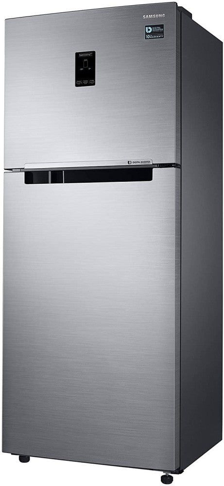 SAMSUNG 390 L Frost Free Double Door 3 Star Convertible Refrigerator - Silver, RT39T551ES8/TL