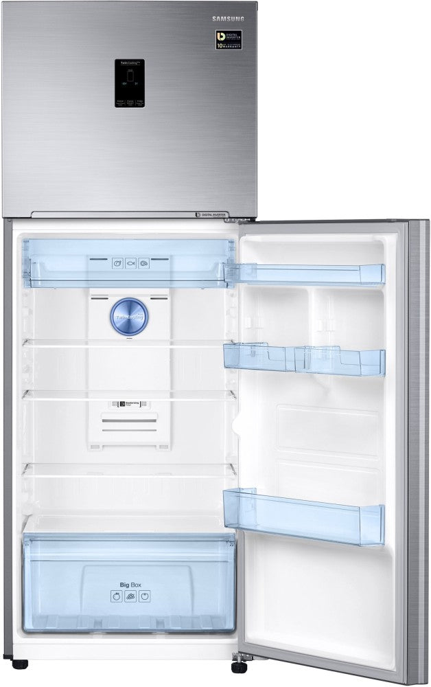 SAMSUNG 415 L Frost Free Double Door 3 Star Convertible Refrigerator - Elegant Inox, RT42B553ES8/TL