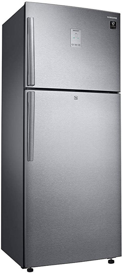 SAMSUNG 478 L Frost Free Double Door 3 Star Convertible Refrigerator - EZ Clean Steel (Silver), RT49R633ESL/TL