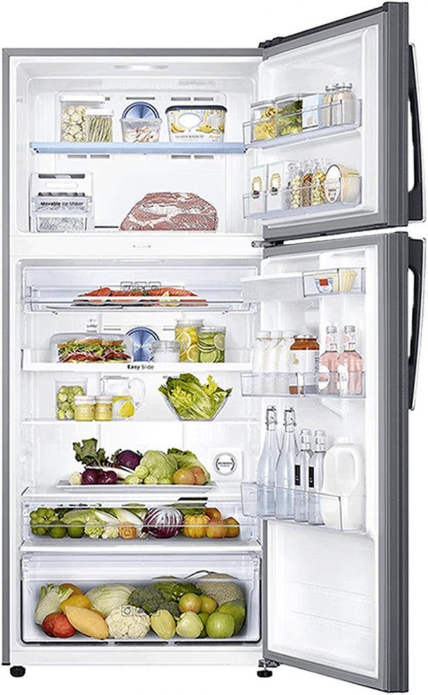 SAMSUNG 523 L Frost Free Double Door 2 Star Convertible Refrigerator - Real Stainless, RT54B6558SL