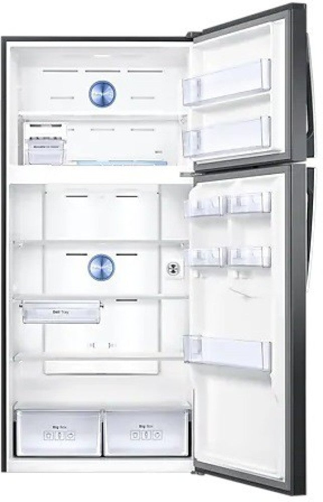 SAMSUNG 670 L Frost Free Double Door 2 Star Convertible Refrigerator - Black Inox, RT65B7058BS