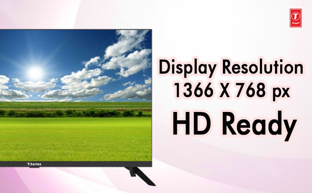 T-Series 32A 80 cm (32 inch) HD Ready LED Smart Android TV - S-32A-BL