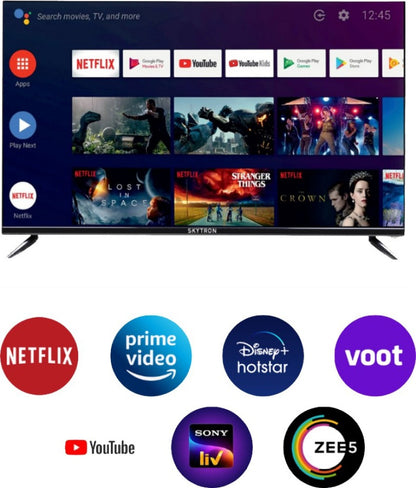 SKYTRON 98 cm (40 inch) HD Ready LED Smart Android TV - S40FHSA