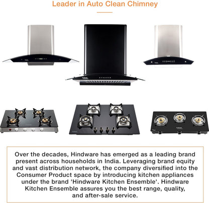 Hindware Sabina SS 60 Wall Mounted Chimney - Inox 1100 CMH/ m3/h