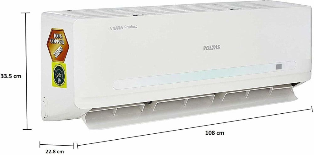 Voltas 2 Ton 5 Star Split Inverter AC  - White - SAC 245V ADZ (R32) (INV)