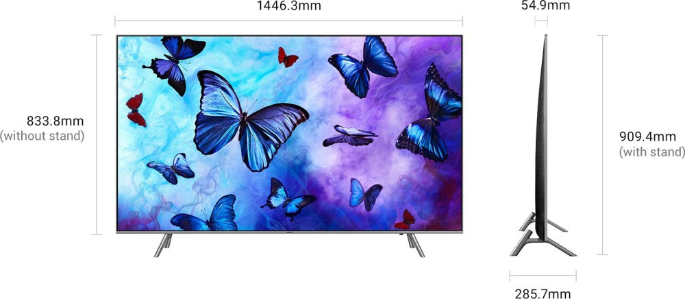 SAMSUNG Q Series 163 cm (65 inch) QLED Ultra HD (4K) Smart Tizen TV - QA65Q6FNAKXXL / QA65Q6FNAKLXL