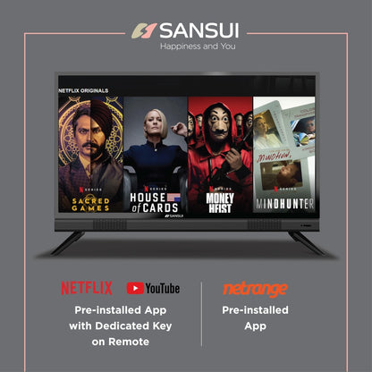 Sansui 80 cm (32 inch) HD Ready LED Smart Linux TV - JSK32LSHD