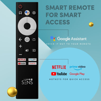 SENS 109 cm (43 inch) Full HD LED Smart Android TV with Dolby Audio & Google Assistant - SENS43WASFHD