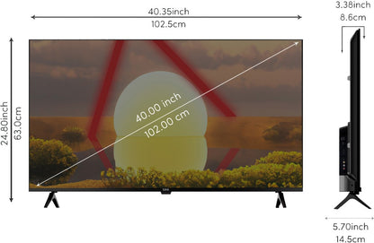 SENS 102 सेमी (40 इंच) फुल एचडी एलईडी स्मार्ट एंड्रॉइड टीवी - SENS40WASFHD