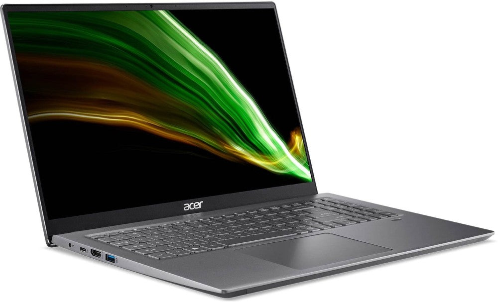 Acer Swift X Core i5 11th Gen - (16GB/512GB SSD/Windows 11 Home/4GB ग्राफ़िक्स) SFX16-51G लैपटॉप - 16.1 इंच, स्टील ग्रे, 1.90 kg, MS Office के साथ