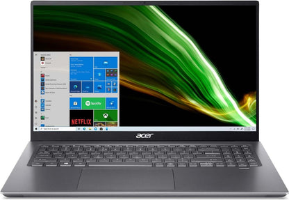 Acer Swift X Core i5 11th Gen - (16GB/512GB SSD/Windows 11 Home/4GB ग्राफ़िक्स) SFX16-51G लैपटॉप - 16.1 इंच, स्टील ग्रे, 1.90 kg, MS Office के साथ