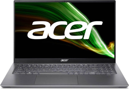 Acer Swift X Core i5 11th Gen - (16GB/512GB SSD/Windows 11 Home/4GB ग्राफ़िक्स) SFX16-51G लैपटॉप - 16.1 इंच, स्टील ग्रे, 1.90 kg, MS Office के साथ