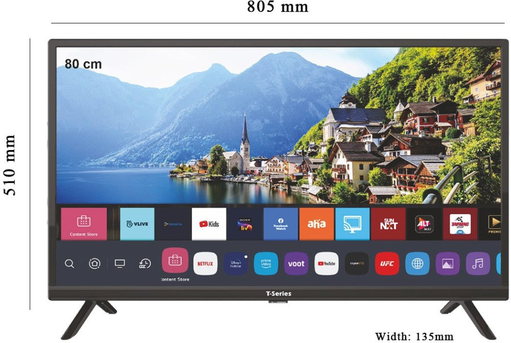 T-Series 80 cm (32 inch) HD Ready LED Smart WebOS TV - 32TWO 300H