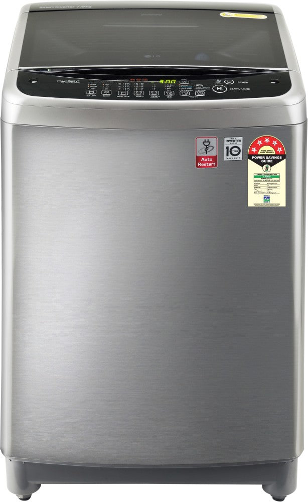 LG 7 kg Fully Automatic Top Load Washing Machine Grey - T70SJSS1Z