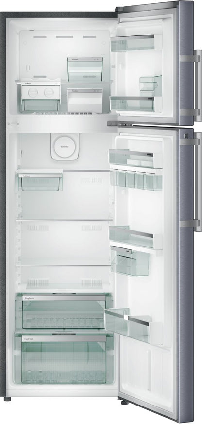 Liebherr 350 L Frost Free Double Door Top Mount 2 Star Refrigerator - Cobalt Steel, TDcs 3565-20