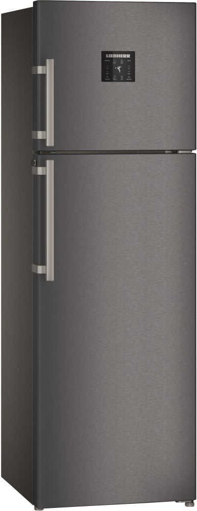 Liebherr 350 L Frost Free Double Door Top Mount 2 Star Refrigerator - Cobalt Steel, TDcs 3565-20