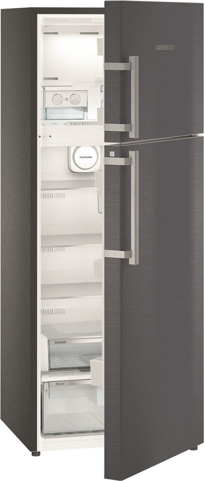 Liebherr 472 L Frost Free Double Door Top Mount 2 Star Refrigerator - Cobalt Steel, TDcs 4740-20