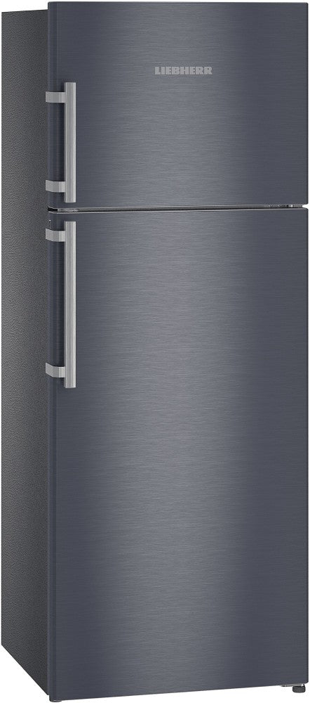 Liebherr 472 L Frost Free Double Door Top Mount 2 Star Refrigerator - Cobalt Steel, TDcs 4740-20