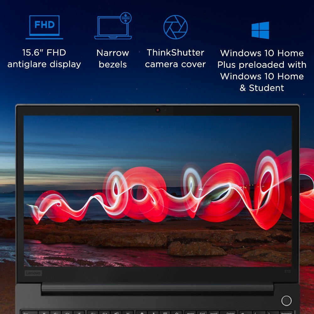 लेनोवो थिंकपैड E15 कोर i5 11वीं पीढ़ी - (8 जीबी/512 जीबी एसएसडी/विंडोज 10 होम) ई15 पतला और हल्का लैपटॉप - 15.6 इंच, काला, 1.7 किलोग्राम, एमएस ऑफिस के साथ