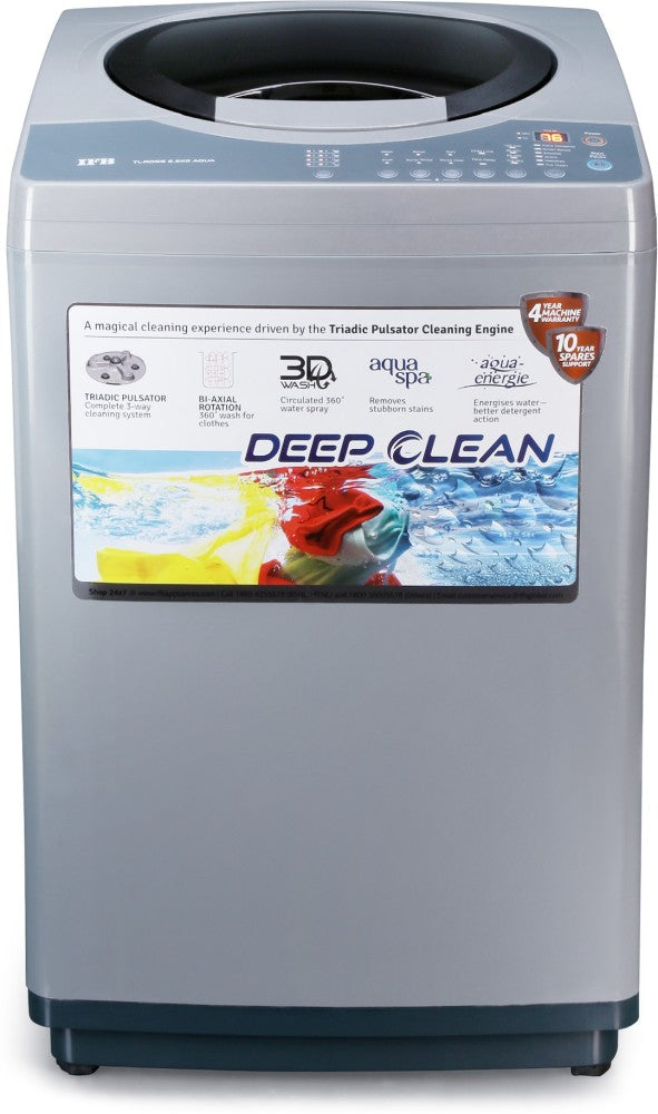 IFB 6.5 kg 5 Star Fully Automatic Top Load Washing Machine Silver - TL-RDS/RDSS 6.5 kg Aqua