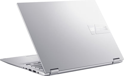 ASUS Vivobook S 14 Flip Ryzen 5 Hexa Core R5-5600H - (8 GB/512 GB SSD/Windows 11 Home) TN3402QA-LZ501WS 2 in 1 लैपटॉप - 14.1 इंच, पारदर्शी सिल्वर, 1.5 किग्रा, एमएस ऑफिस के साथ