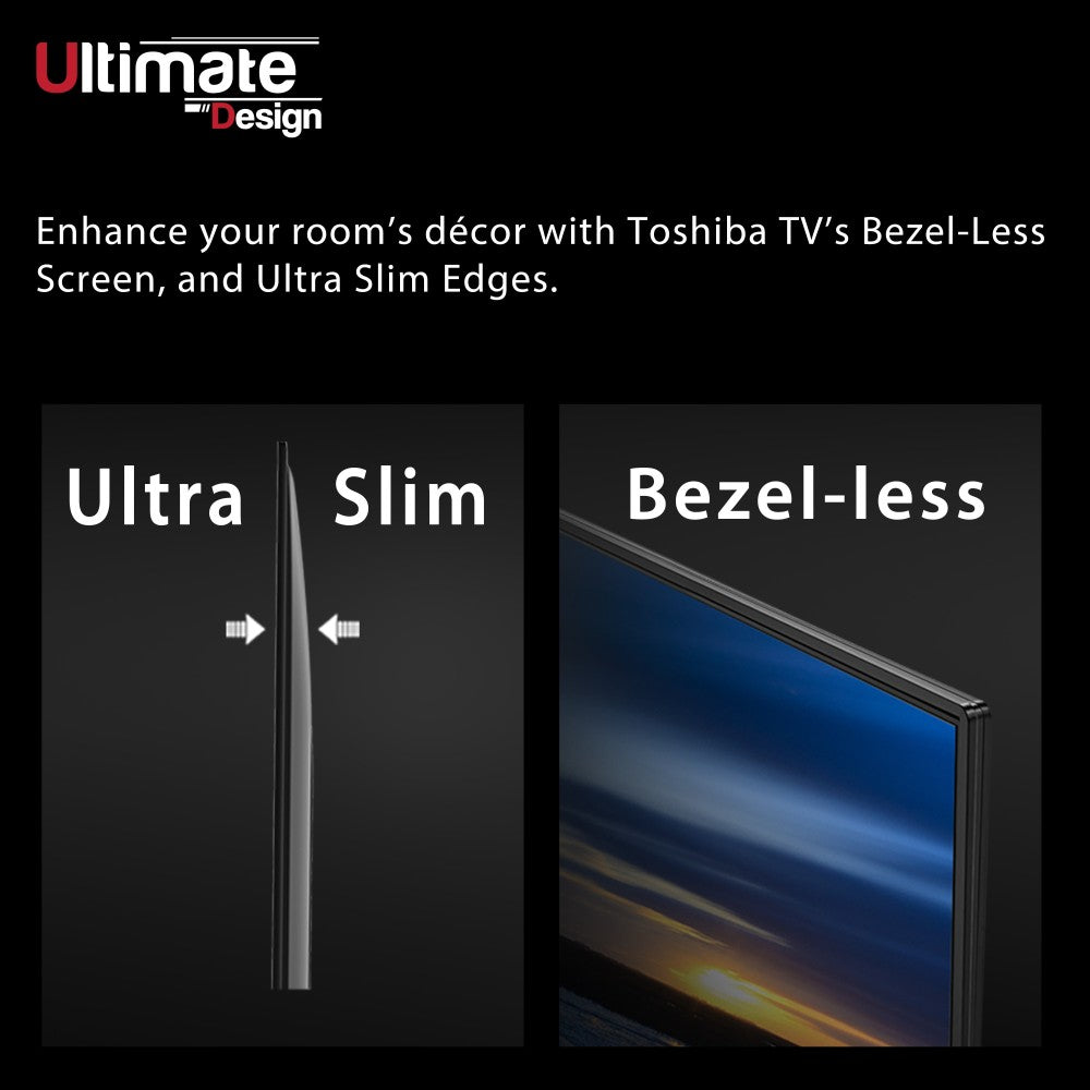 TOSHIBA U50 Series 139 cm (55 inch) Ultra HD (4K) LED Smart VIDAA TV with Dolby Vision & ATMOS - 55U5050