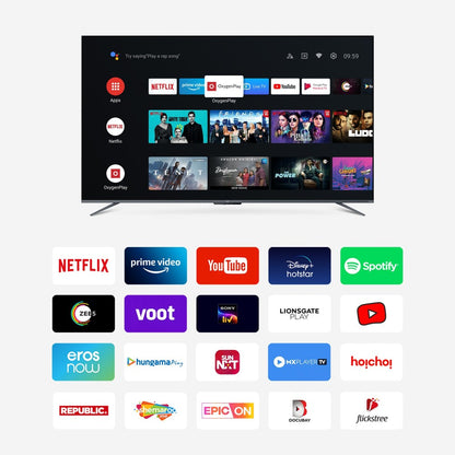 OnePlus U1S 164 cm (65 inch) Ultra HD (4K) LED Smart Android TV with Far field and Dolby Audio - 65UC1A00