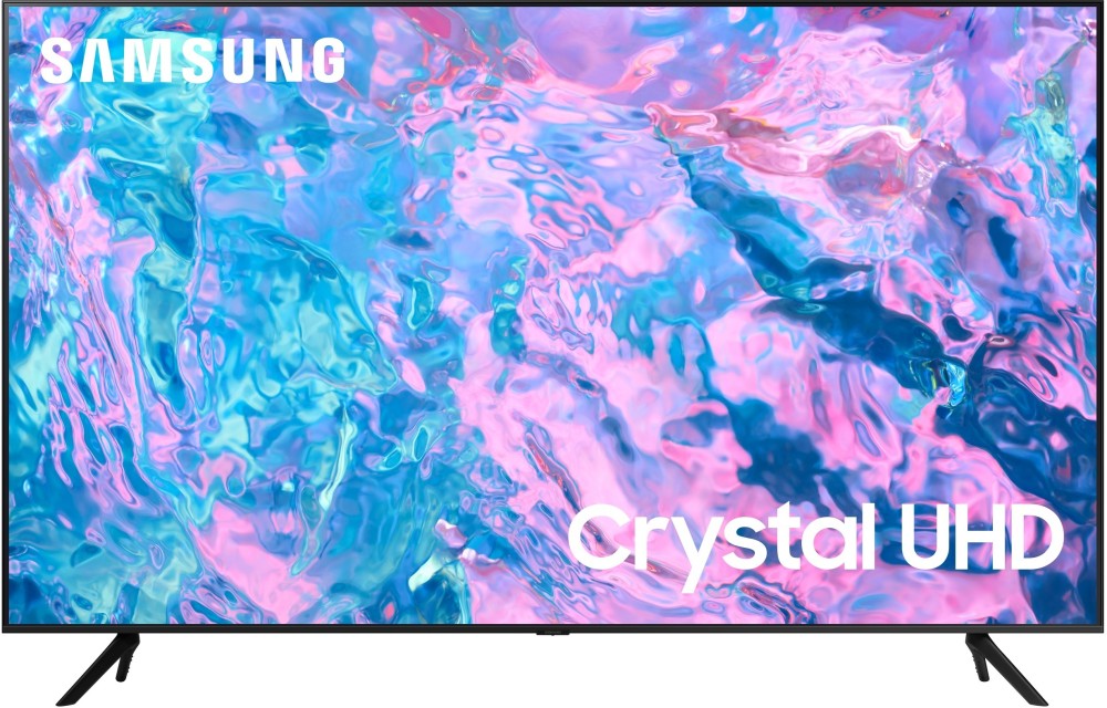 SAMSUNG Crystal 4K iSmart Series 108 cm (43 inch) Ultra HD (4K) LED Smart Tizen TV with Black (2023 Model) - UA43CUE60AKLXL