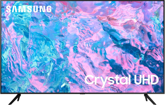 SAMSUNG Crystal 4K iSmart Series 163 cm (65 inch) Ultra HD (4K) LED Smart Tizen TV with Black (2023 Model) - UA65CUE60AKLXL