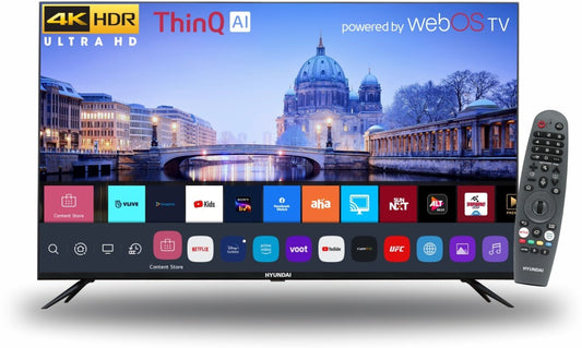 Hyundai 140 cm (55 inch) Ultra HD (4K) LED Smart WebOS TV - UHDHY55WSR4BYI5