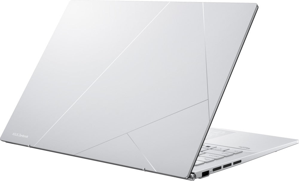 Asus Zenbook 14 OLED (2023) Intel EVO P-सीरीज़ Core i7 13th Gen - (16GB/512GB SSD/Windows 11 Home) UX3402VA-KM742WS पतला और हल्का लैपटॉप - 14 इंच, फॉगी सिल्वर, 1.39 kg, MS Office के साथ