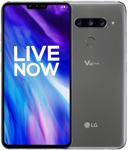 LG V40 ThinQ (New Platinum Grey, 128 GB) - 6 GB RAM