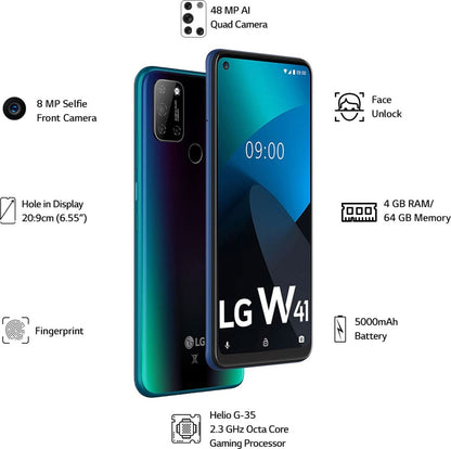 LG W41 (Magic Blue, 64 GB) - 4 GB RAM